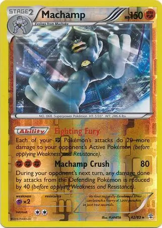 Machamp 42/83 (Generations)  - Reverse Holofoil | Good Games Adelaide SA