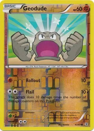 Geodude 43/83 (Generations)  - Reverse Holofoil | Good Games Adelaide SA