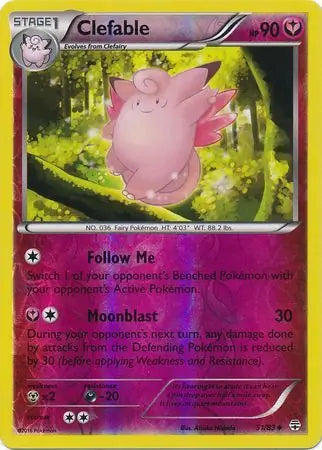 Clefable 51/83 (Generations)  - Reverse Holofoil | Good Games Adelaide SA