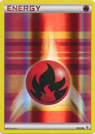 Fire Energy 76/83 (Generations)  - Reverse Holofoil | Good Games Adelaide SA