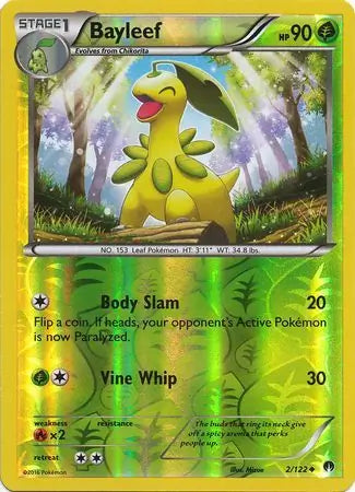 Bayleef 2/122 (XY - BREAKpoint)  - Reverse Holofoil | Good Games Adelaide SA