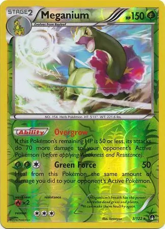 Meganium 3/122 (XY - BREAKpoint)  - Reverse Holofoil | Good Games Adelaide SA