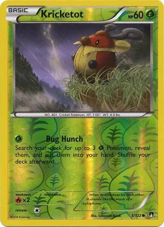 Kricketot 5/122 (XY - BREAKpoint)  - Reverse Holofoil | Good Games Adelaide SA