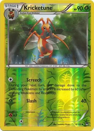 Kricketune 6/122 (XY - BREAKpoint)  - Reverse Holofoil | Good Games Adelaide SA