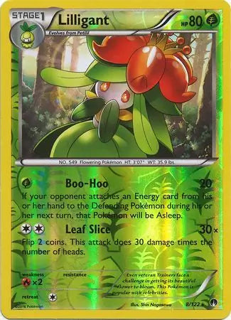Lilligant 8/122 (XY - BREAKpoint)  - Reverse Holofoil | Good Games Adelaide SA