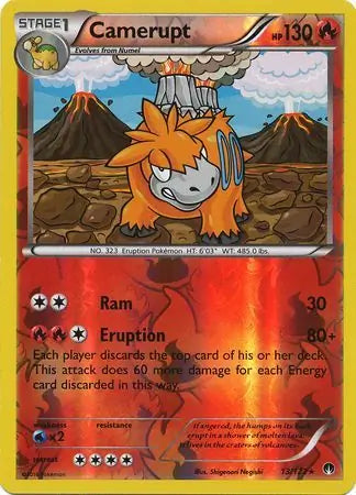 Camerupt 13/122 (XY - BREAKpoint)  - Reverse Holofoil | Good Games Adelaide SA