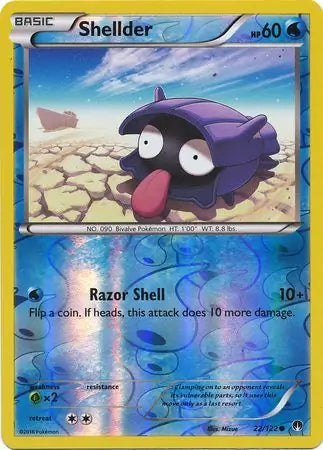 Shellder 22/122 (XY - BREAKpoint)  - Reverse Holofoil | Good Games Adelaide SA