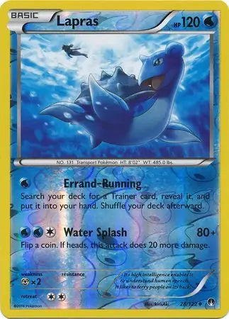 Lapras 28/122 (XY - BREAKpoint)  - Reverse Holofoil | Good Games Adelaide SA