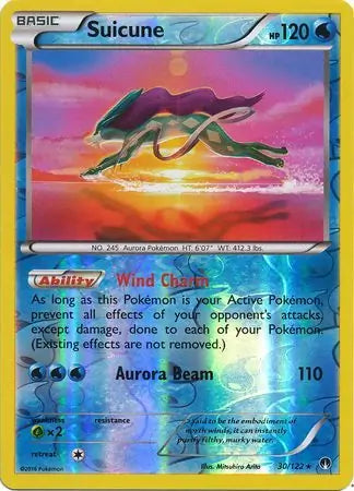 Suicune 30/122 (XY - BREAKpoint)  - Reverse Holofoil | Good Games Adelaide SA