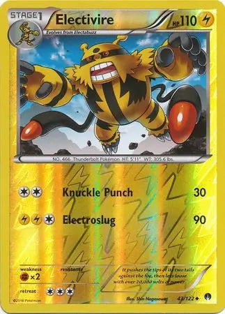 Electivire 43/122 (XY - BREAKpoint)  - Reverse Holofoil | Good Games Adelaide SA