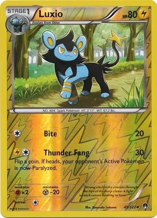 Luxio 45/122 (XY - BREAKpoint)  - Reverse Holofoil | Good Games Adelaide SA
