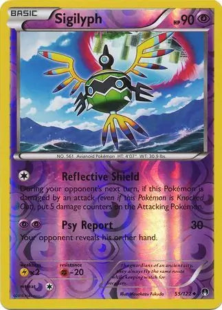Sigilyph 55/122 (XY - BREAKpoint)  - Reverse Holofoil | Good Games Adelaide SA