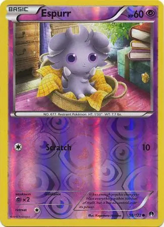 Espurr 58/122 (XY - BREAKpoint)  - Reverse Holofoil | Good Games Adelaide SA
