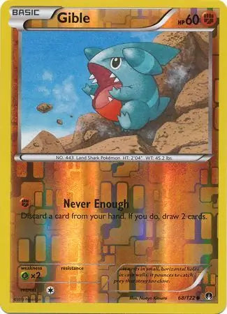 Gible 68/122 (XY - BREAKpoint)  - Reverse Holofoil | Good Games Adelaide SA