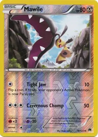 Mawile 78/122 (XY - BREAKpoint)  - Reverse Holofoil | Good Games Adelaide SA