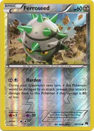 Ferroseed 79/122 (XY - BREAKpoint)  - Reverse Holofoil | Good Games Adelaide SA