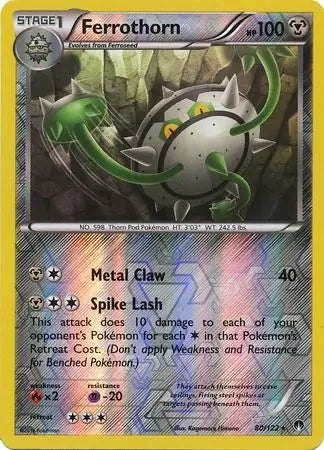 Ferrothorn 80/122 (XY - BREAKpoint)  - Reverse Holofoil | Good Games Adelaide SA