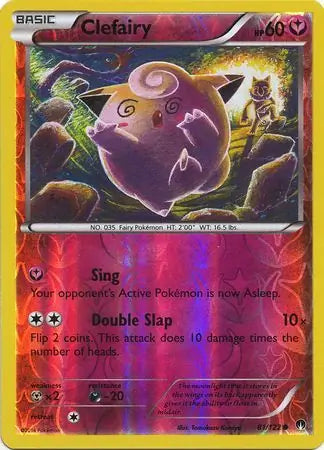 Clefairy 81/122 (XY - BREAKpoint)  - Reverse Holofoil | Good Games Adelaide SA