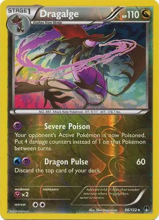 Dragalge 86/122 (XY - BREAKpoint)  - Reverse Holofoil | Good Games Adelaide SA