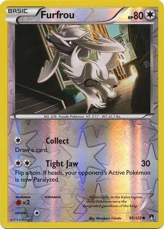 Furfrou 95/122 (XY - BREAKpoint)  - Reverse Holofoil | Good Games Adelaide SA