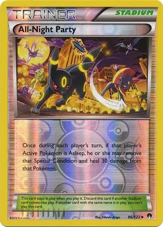All Night Party 96/122 (XY - BREAKpoint)  - Reverse Holofoil | Good Games Adelaide SA