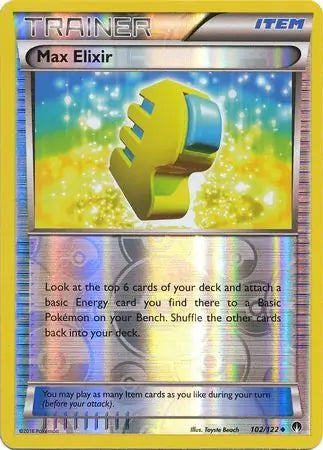 Max Elixir 102/122 (XY - BREAKpoint)  - Reverse Holofoil | Good Games Adelaide SA