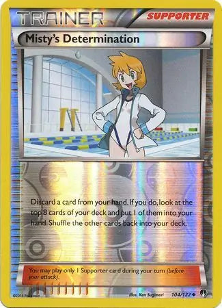 Misty's Determination 104/122 (XY - BREAKpoint)  - Reverse Holofoil | Good Games Adelaide SA