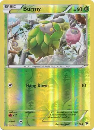 Burmy 2/124 (XY - Fates Collide)  - Reverse Holofoil | Good Games Adelaide SA