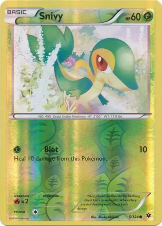 Snivy 5/124 (XY - Fates Collide)  - Reverse Holofoil | Good Games Adelaide SA