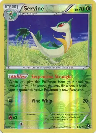 Servine 6/124 (XY - Fates Collide)  - Reverse Holofoil | Good Games Adelaide SA