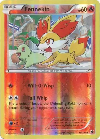 Fennekin 10/124 (XY - Fates Collide)  - Reverse Holofoil | Good Games Adelaide SA