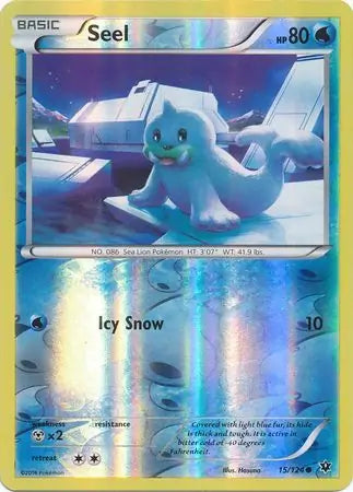 Seel 15/124 (XY - Fates Collide)  - Reverse Holofoil | Good Games Adelaide SA