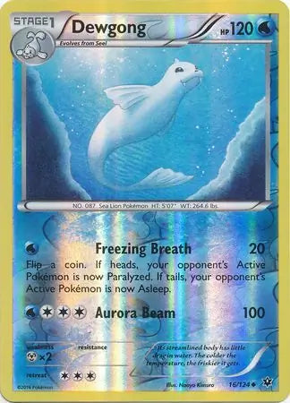 Dewgong 16/124 (XY - Fates Collide)  - Reverse Holofoil | Good Games Adelaide SA