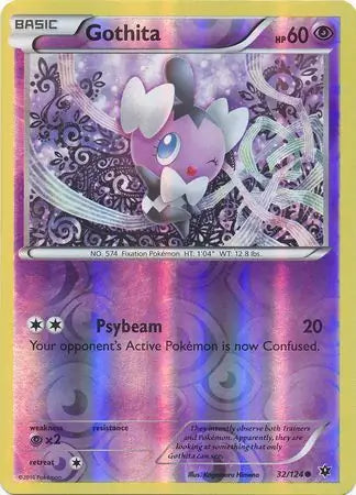 Gothita 32/124 (XY - Fates Collide)  - Reverse Holofoil | Good Games Adelaide SA