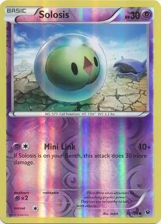 Solosis 33/124 (XY - Fates Collide)  - Reverse Holofoil | Good Games Adelaide SA