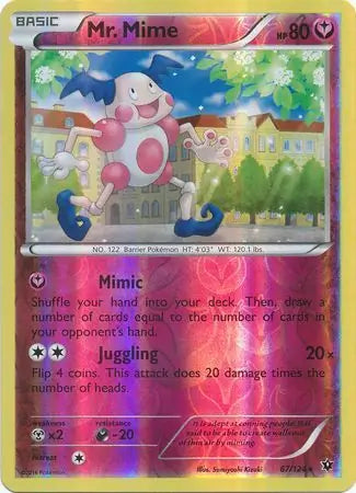 Mr. Mime 67/124 (XY - Fates Collide)  - Reverse Holofoil | Good Games Adelaide SA
