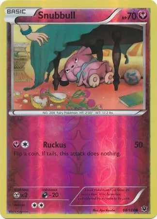 Snubbull 68/124 (XY - Fates Collide)  - Reverse Holofoil | Good Games Adelaide SA