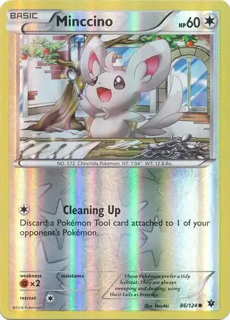 Minccino 86/124 (XY - Fates Collide)  - Reverse Holofoil | Good Games Adelaide SA