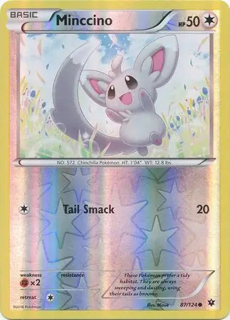 Minccino 87/124 (XY - Fates Collide)  - Reverse Holofoil | Good Games Adelaide SA