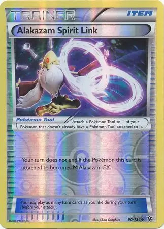 Alakazam Spirit Link 90/124 (XY - Fates Collide)  - Reverse Holofoil | Good Games Adelaide SA