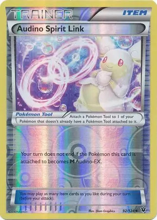 Audino Spirit Link 92/124 (XY - Fates Collide)  - Reverse Holofoil | Good Games Adelaide SA