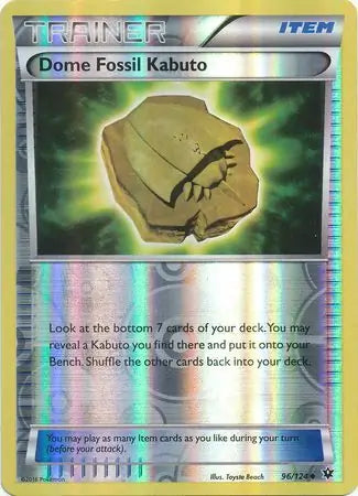 Dome Fossil Kabuto 96/124 (XY - Fates Collide)  - Reverse Holofoil | Good Games Adelaide SA