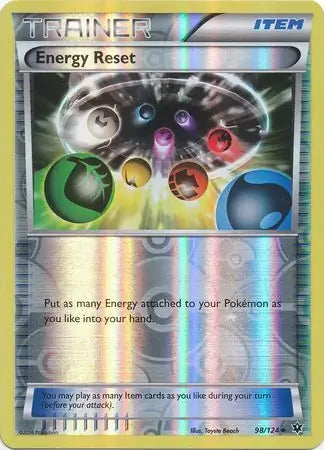 Energy Reset 98/124 (XY - Fates Collide)  - Reverse Holofoil | Good Games Adelaide SA