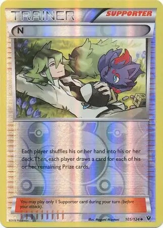 N 105/124 (XY - Fates Collide)  - Reverse Holofoil | Good Games Adelaide SA