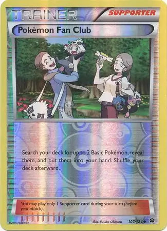 Pokemon Fan Club 107/124 (XY - Fates Collide)  - Reverse Holofoil | Good Games Adelaide SA