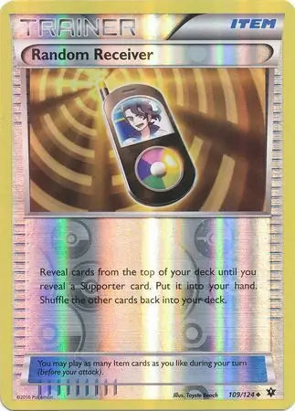 Random Receiver 109/124 (XY - Fates Collide)  - Reverse Holofoil | Good Games Adelaide SA