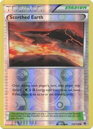 Scorched Earth 110/124 (XY - Fates Collide)  - Reverse Holofoil | Good Games Adelaide SA