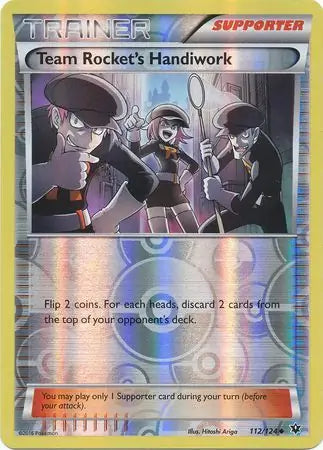 Team Rocket's Handiwork 112/124 (XY - Fates Collide)  - Reverse Holofoil | Good Games Adelaide SA
