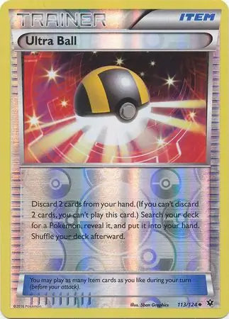 Ultra Ball 113/124 (XY - Fates Collide)  - Reverse Holofoil | Good Games Adelaide SA
