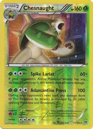 Chesnaught 11/162 (XY - BREAKthrough)  - Reverse Holofoil | Good Games Adelaide SA